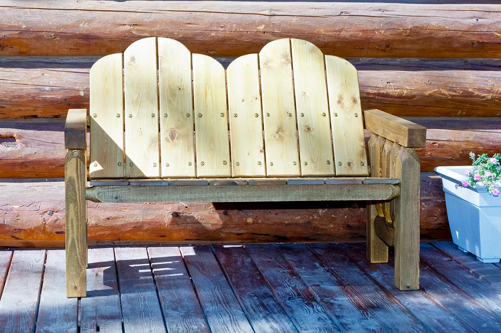 Homestead Outdoor Deck Bench-1
