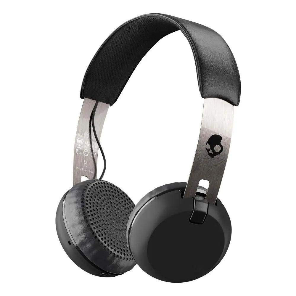 S5GBW-J539 Skullcandy Grind Wireless On-Ear Headphones - Black-1