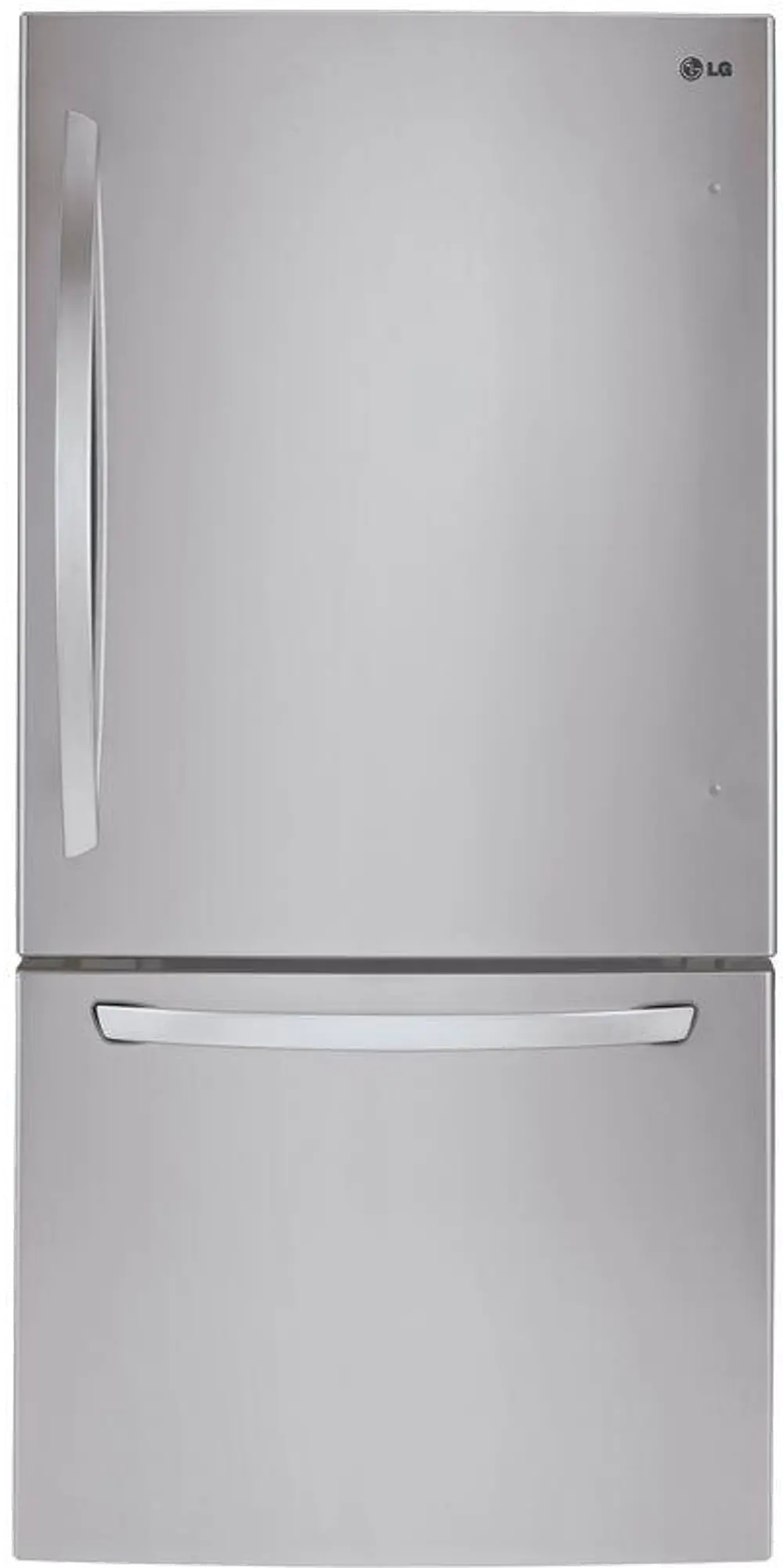 LDCS24223S LG 24.1 cu. ft. Bottom Freezer Refrigerator - 33 Inch Stainless Steel-1