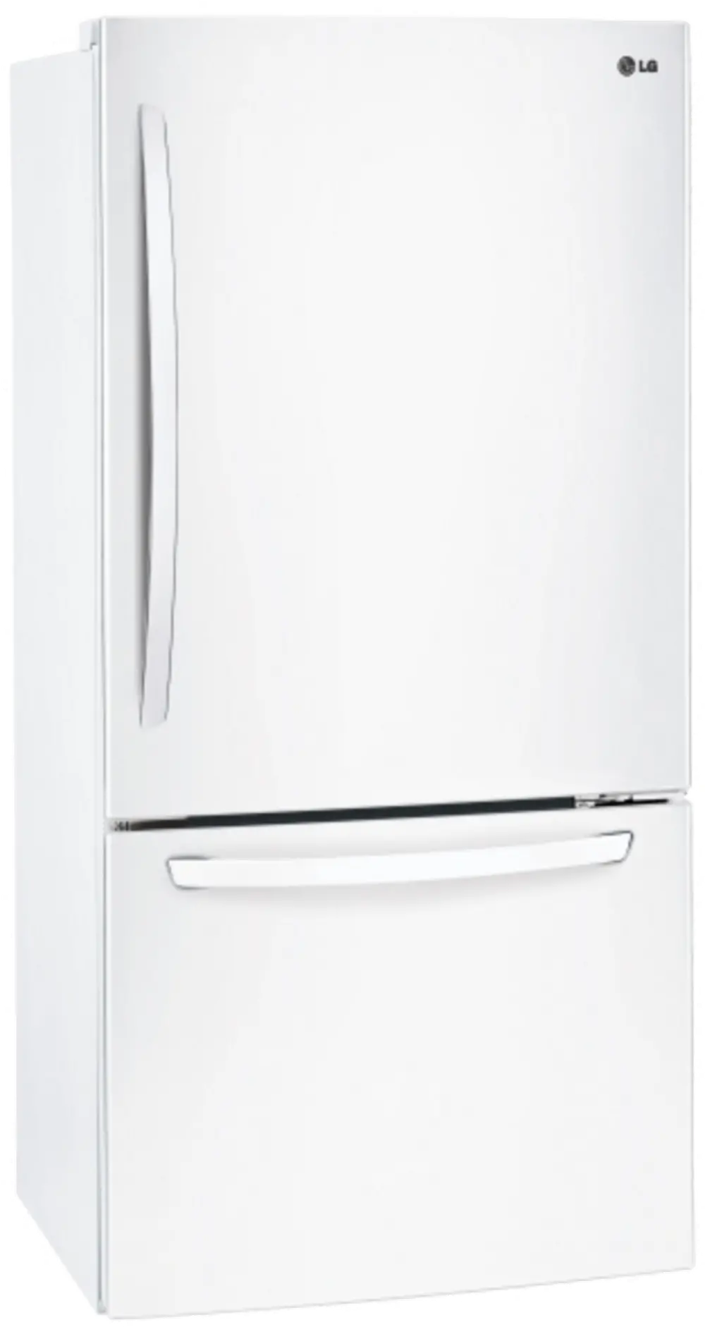 LDCS24223W LG 24.1 cu. ft. Bottom Freezer Refrigerator - 33 Inch White-1