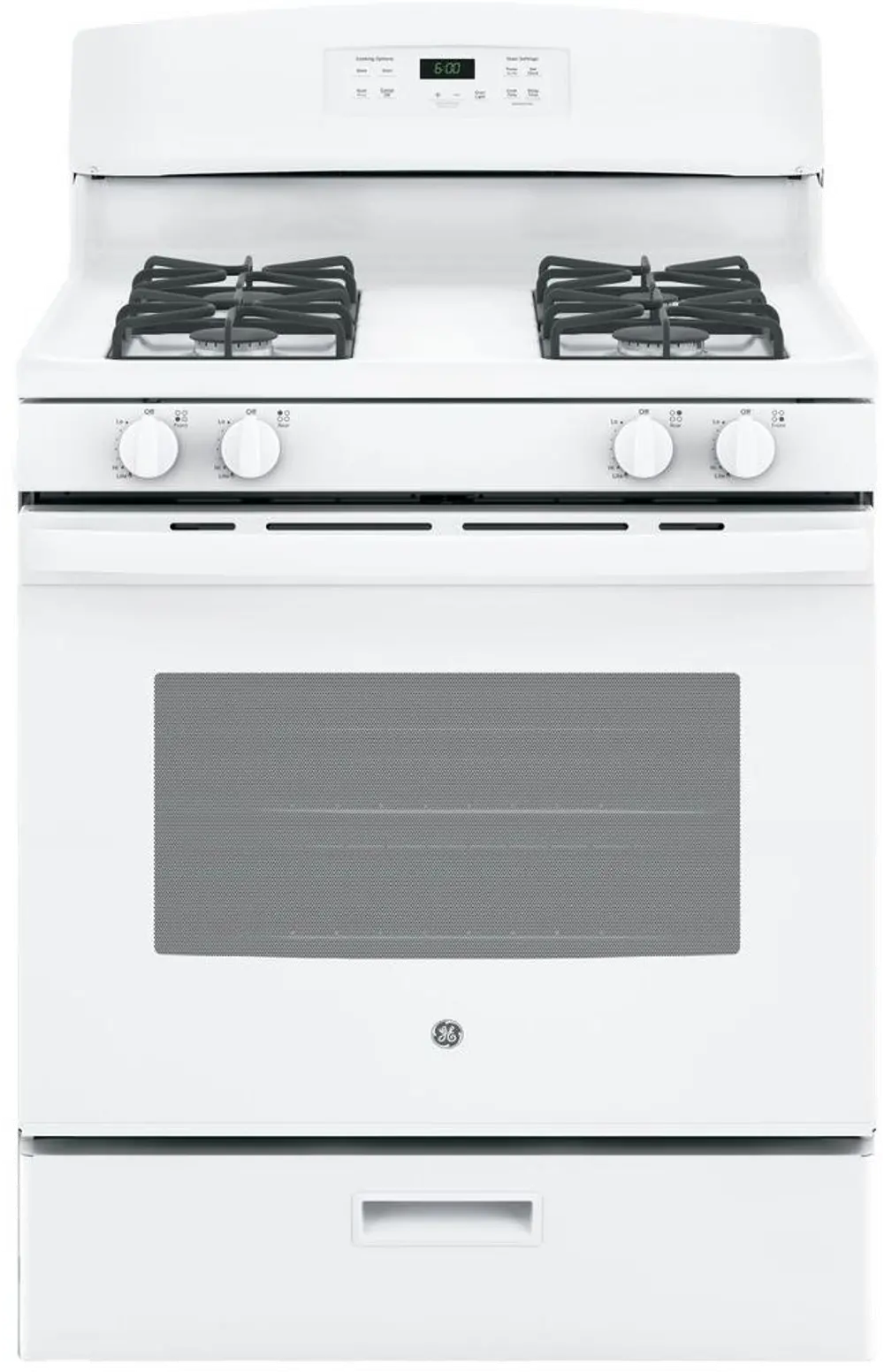 JGBS60DEKWW GE 4.8 cu ft Gas Range - White-1