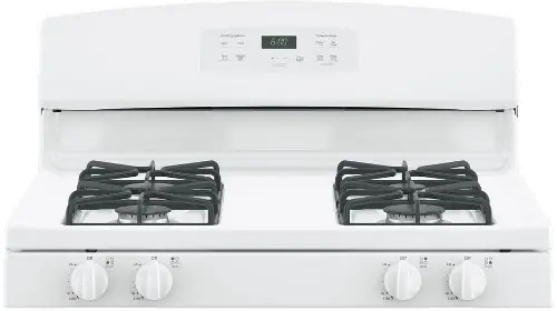 ge 4.8 cu ft gas range in black