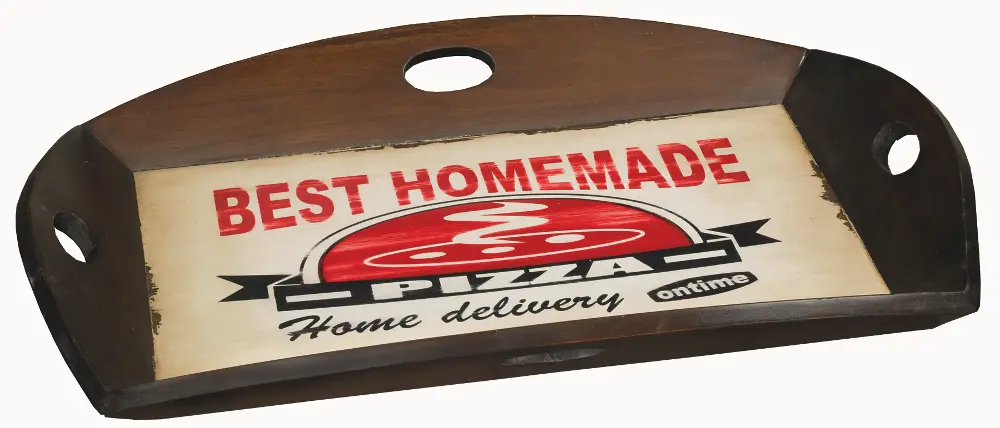 Best Homemade Pizza Serving Tray with Cut Out Handles-1