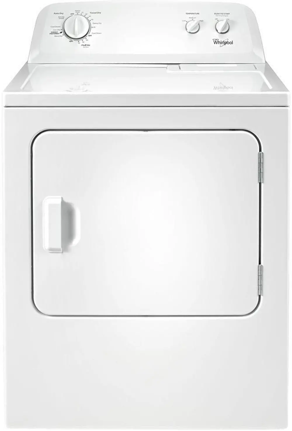 WED4616FW Whirlpool Electric Dryer AutoDry - 7.0 cu. ft. White-1