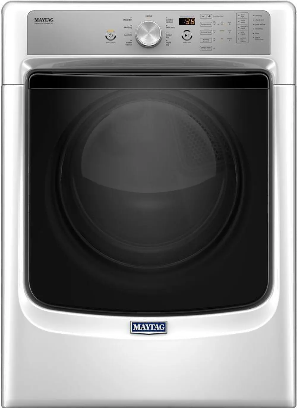 MED5500FW Maytag Electric Dryer with PowerDry System - 7.4 cu. ft. White-1