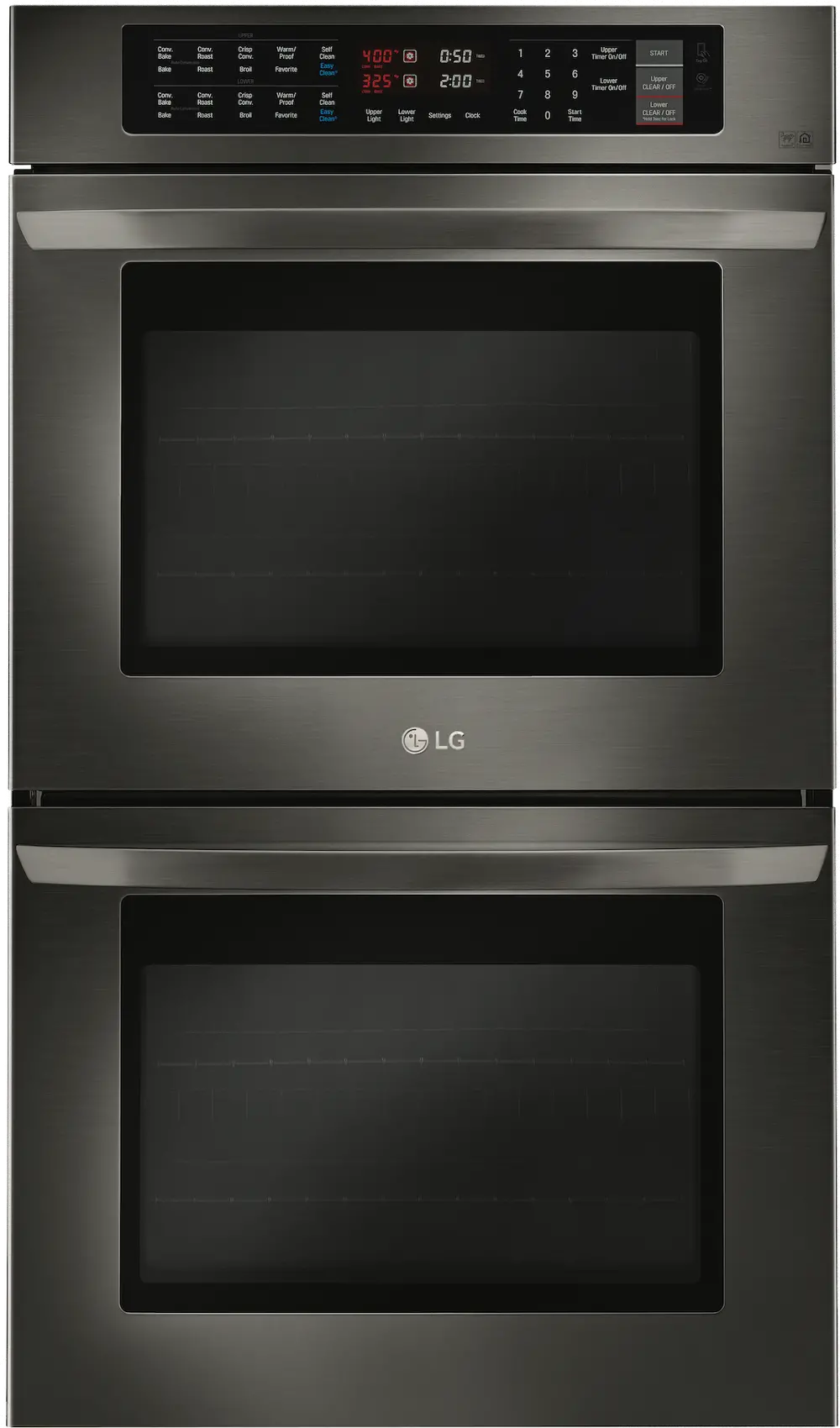 LWD3063BD LG 9.4 cu ft Double Wall Oven - Black Stainless Steel 30 Inch-1