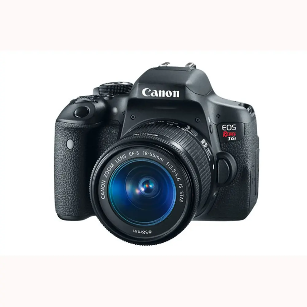 0591C003 Canon EOS Rebel T6i Camera with EF-S 18-55mm f/3.5-5.6 IS STM Lens Kit-1
