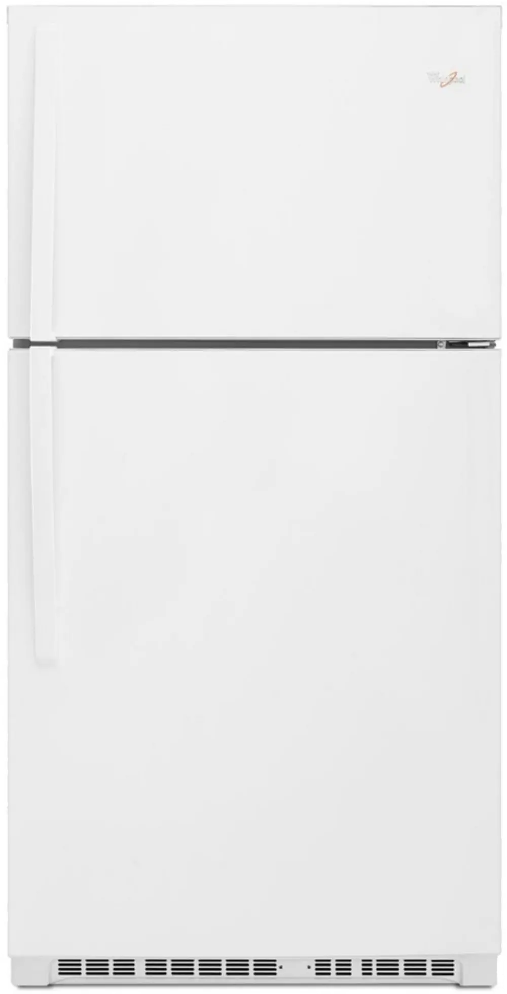 WRT511SZDW Whirlpool 21 cu ft Top Freezer Refrigerator - 33 W White-1
