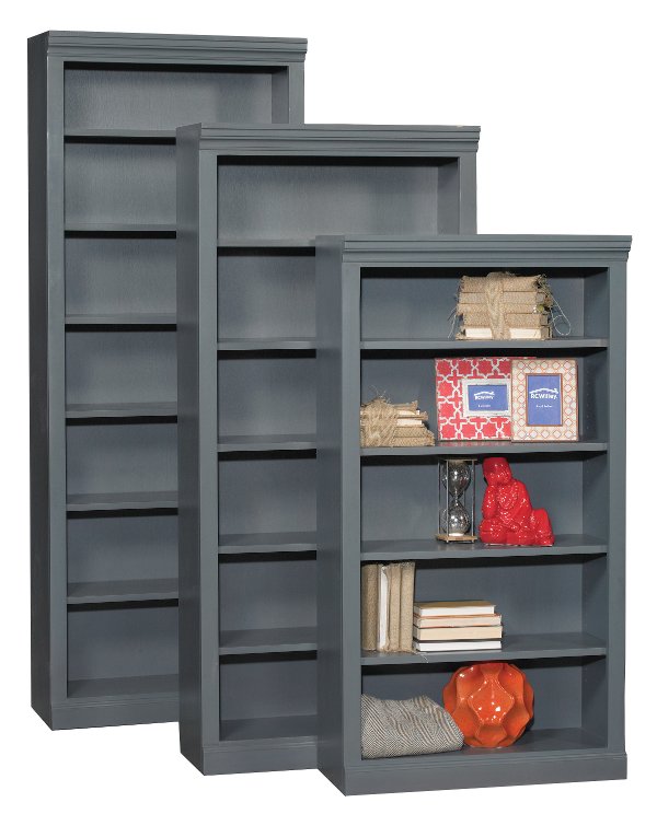 Bookcases Home Office Furniture Rc Willey 84 Inch Contemporary Gray Bookcase