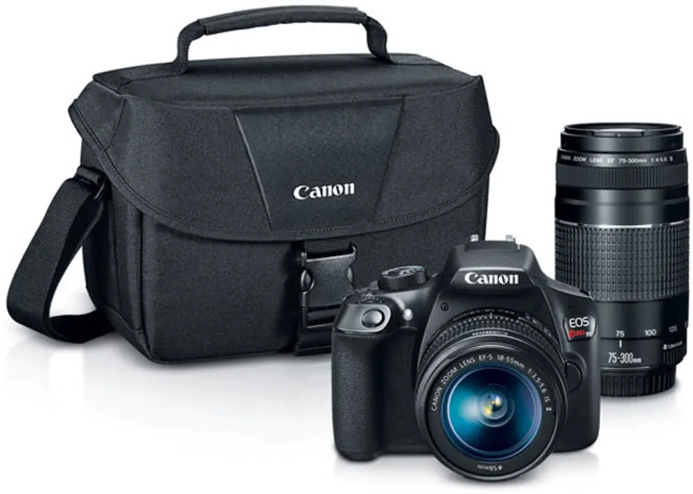 EOS-REBEL-T6,X2-LENS Canon EOS Rebel T6 DSLR Digital Camera Double Zoom Lens Kit-1