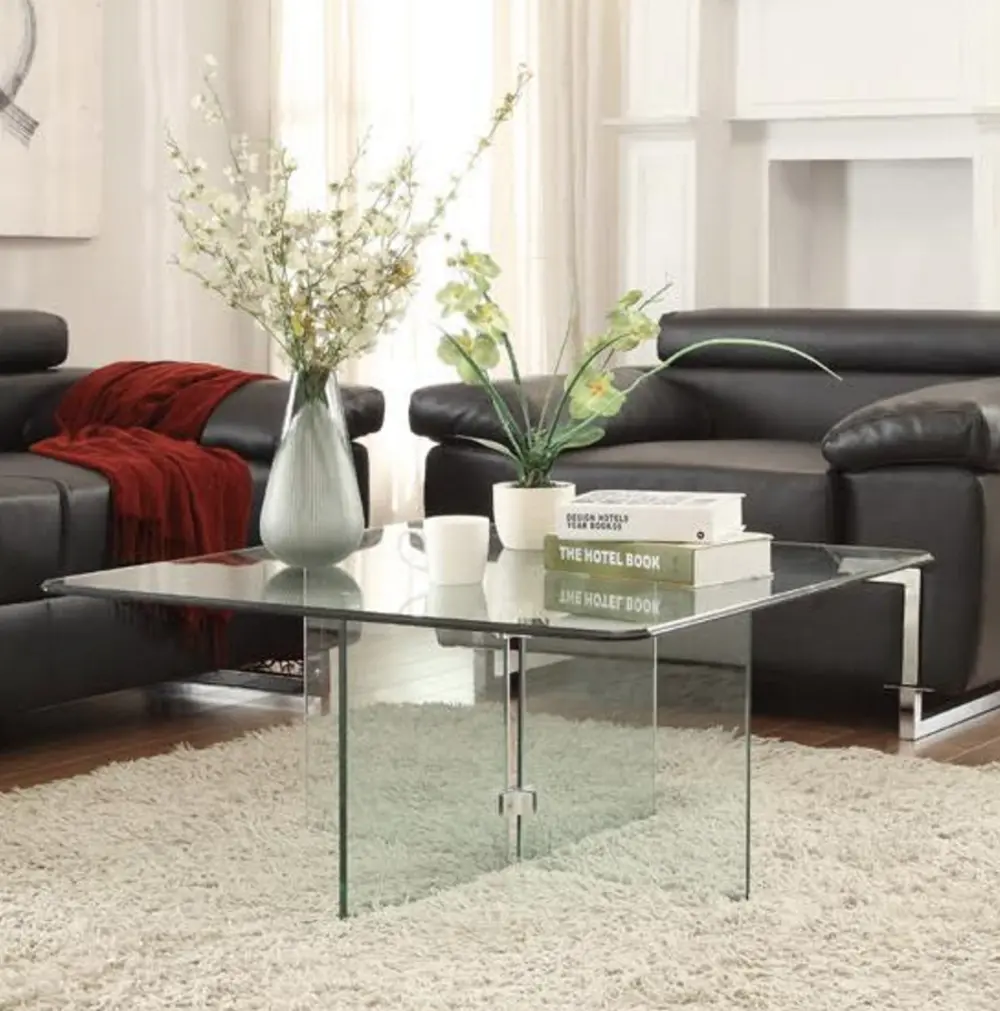 Glass Coffee Table - Vision-1