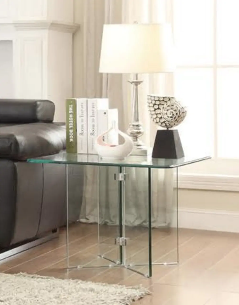 Glass End Table - Vision-1