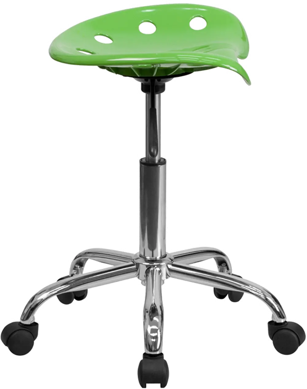 Vibrant Lime Green Adjustable Tractor Seat Stool-1