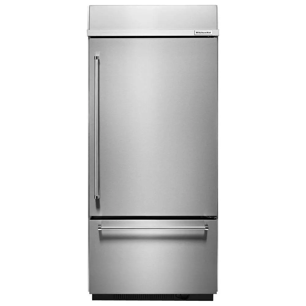 KBBR206ESS KitchenAid Built-In Bottom Freezer Refrigerator - 36 Inch Stainless Steel-1