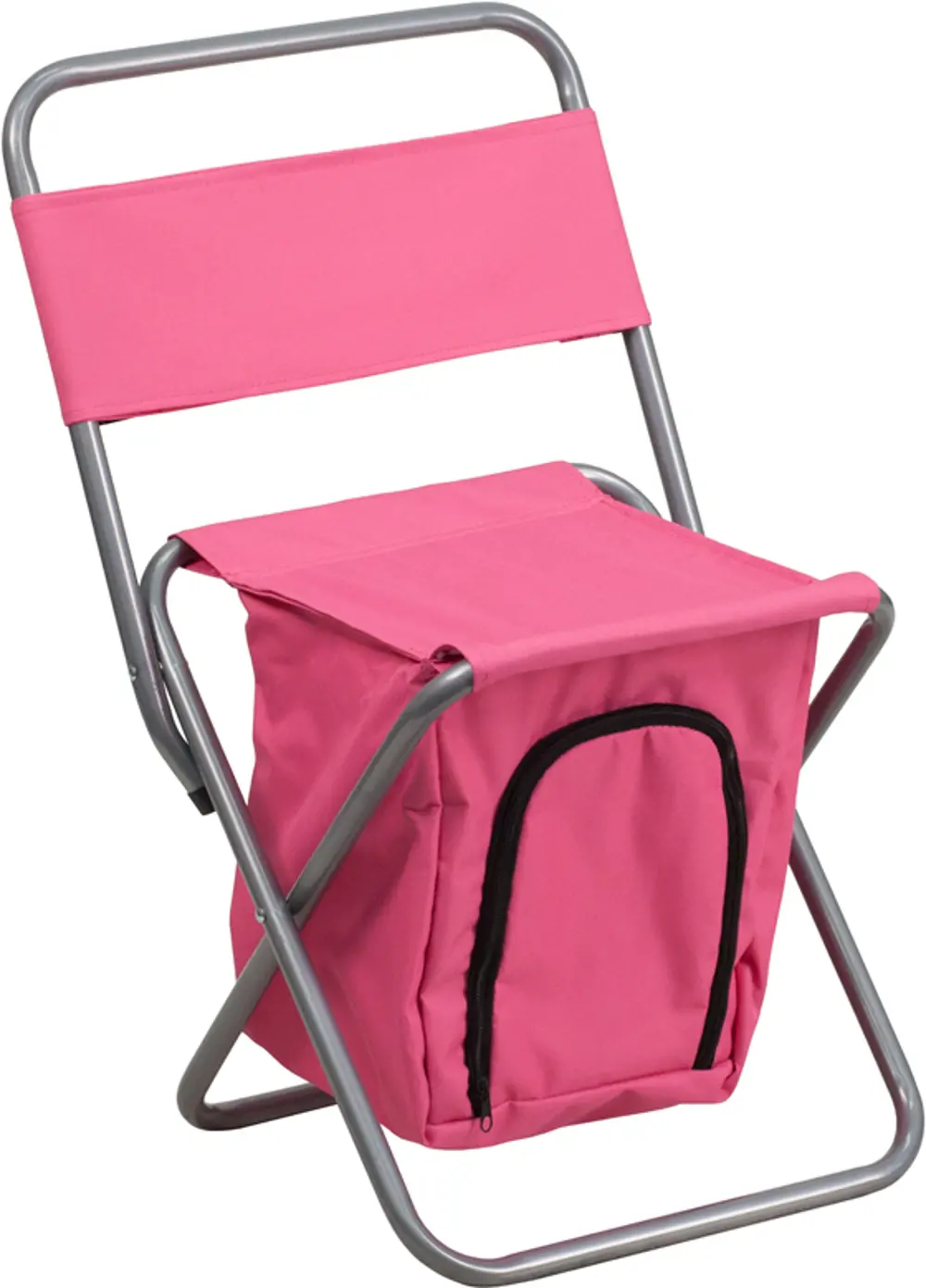 Kids Pink Folding Camping Chair-1
