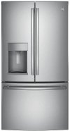 GFE28GSKSS GE 27.8 cu. ft. French-Door Refrigerator - 36 Inch Stainless Steel