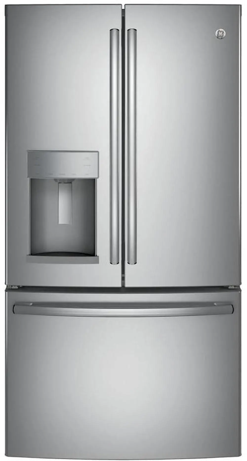 GFE28GSKSS GE 27.8 cu. ft. French-Door Refrigerator - 36 Inch Stainless Steel-1