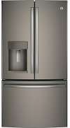 GYE22HMKES GE 22.2 cu. ft. Counter Depth French Door Refrigerator - 36 Inch Slate