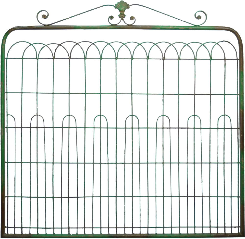 Turquoise Metal Gate-1