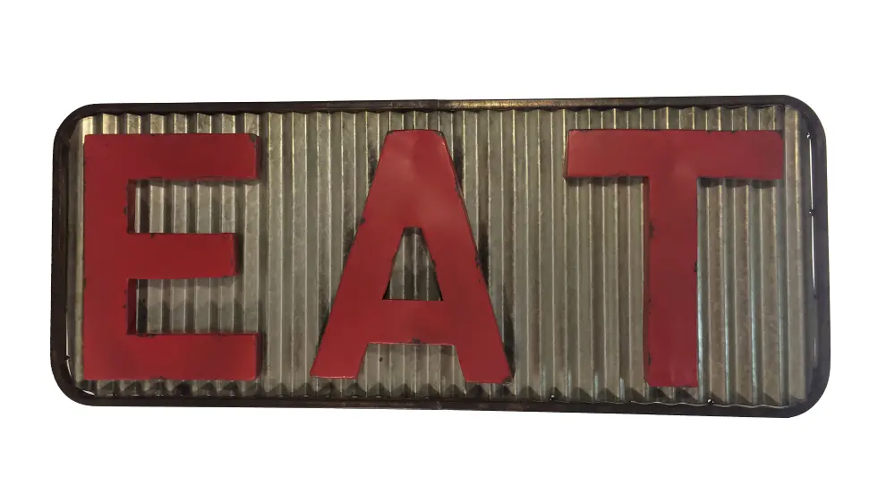 Metal Eat Sign Wall Decor-1