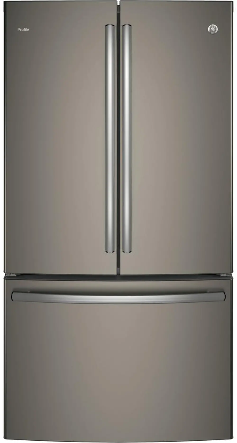 PWE23KMKES GE Profile 23.1 cu ft French Door Refrigerator - Counter Depth Slate-1