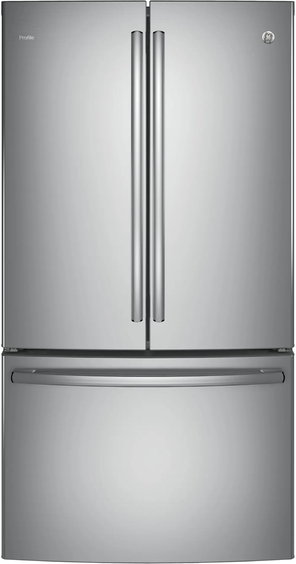 PWE23KSKSS GE Profile French Door Refrigerator 23.1 cu. ft. - 36 Inch Stainless Steel Counter Depth-1