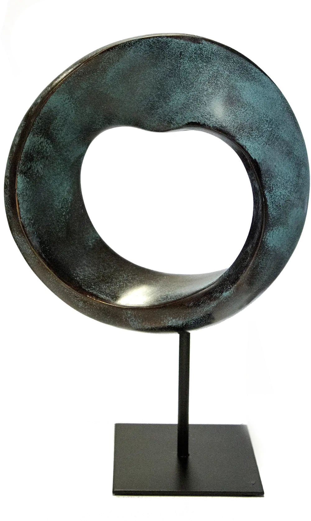 12 Inch Blue Table Top Sculpture-1