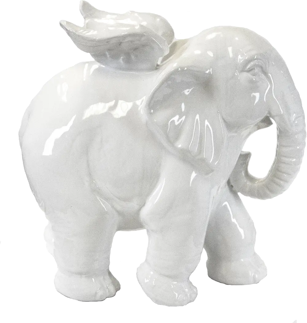 White Elephant Angel Decor-1