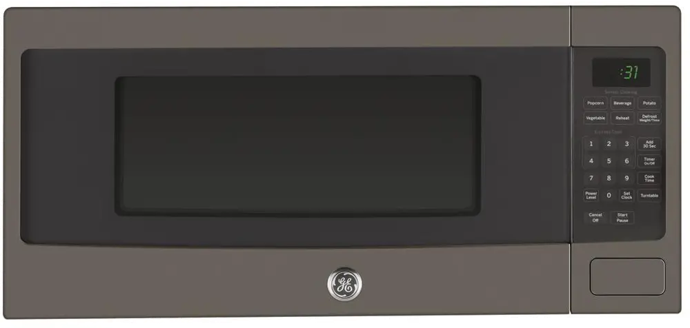PEM31EFES GE Profile Countertop Microwave Oven - 1.1 cu. ft. Slate-1