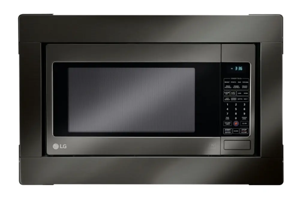 MK2030DA LG 30 Inch Microwave Trim Kit - Black Stainless Steel-1