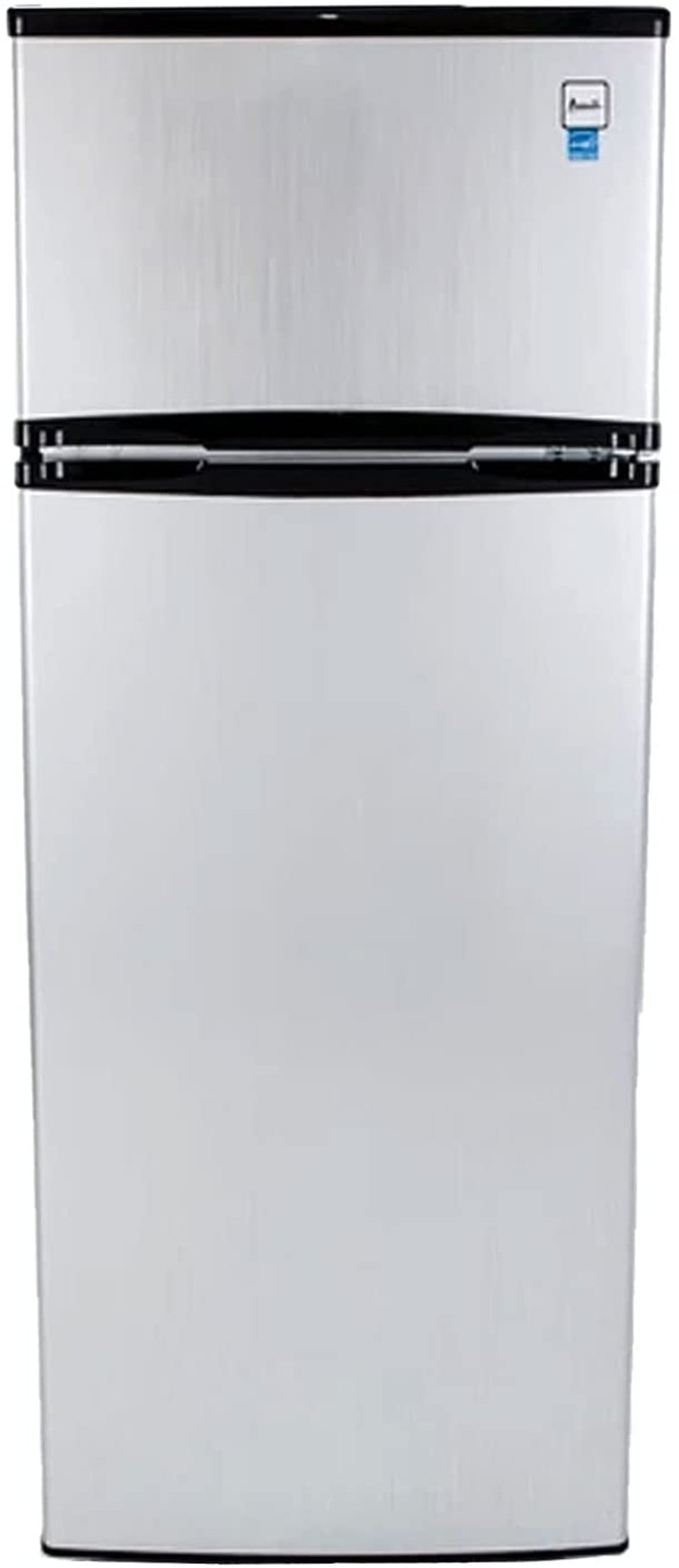 Avanti Two Door Compact Refrigerator - Stainless Steel