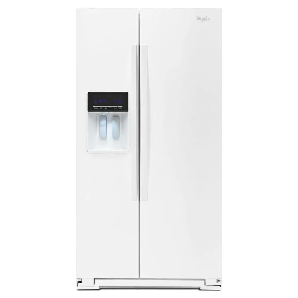 WRS571CIDW Whirlpool Side-by-Side Refrigerator - 36 Inch White-1