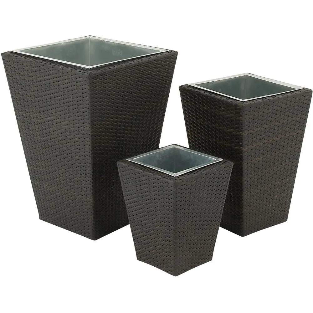 HANPLNT-TALL Hanover Outdoor Set of 3 Tall Planters-1