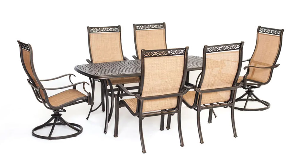 MANDN7PCSW-2 Outdoor 7 Piece Dining Set - Manor -1