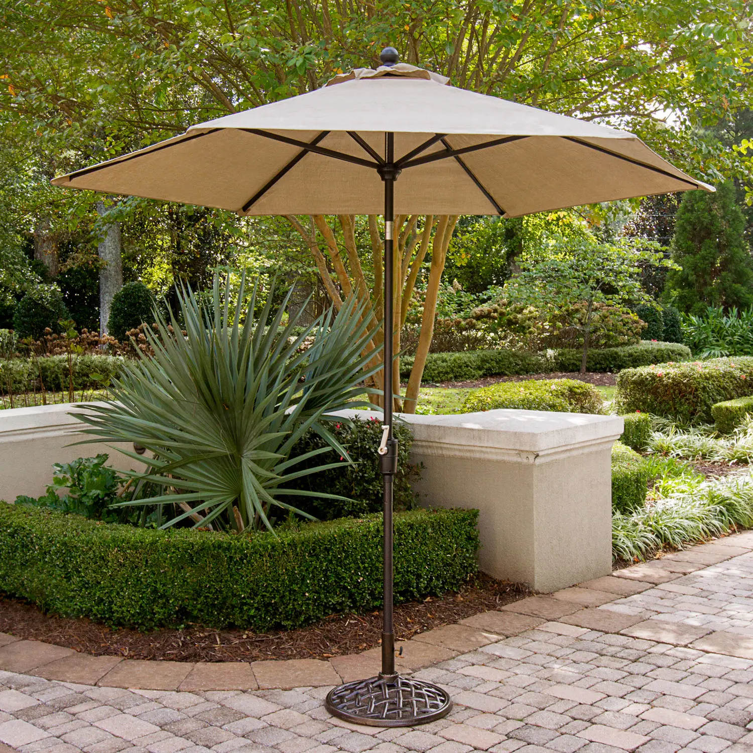 Outdoor Tan Umbrella - Traditions
