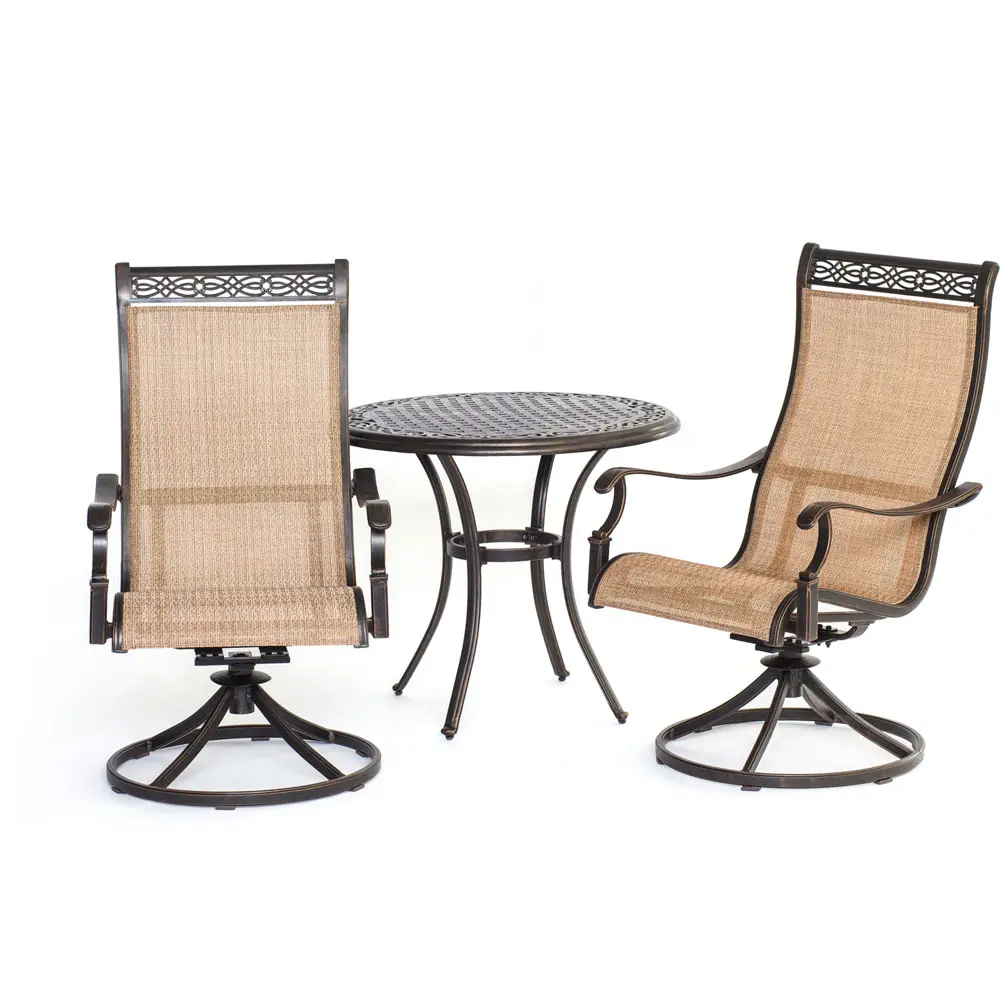 MANDN3PCSW-BS Outdoor 3 Piece Bistro Dining Set - Manor -1