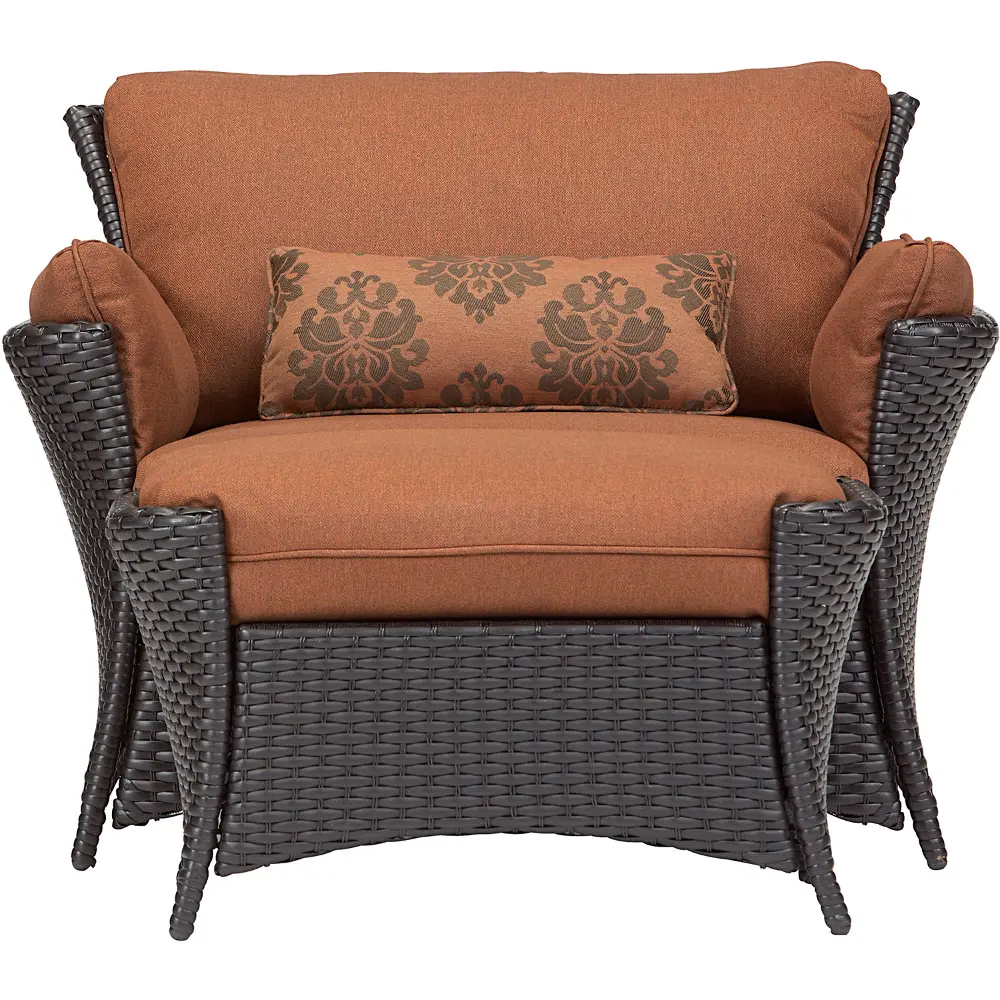 STRATHALLURE2PC Outdoor Oversized Armchair & Ottoman - Strathmere Allure-1