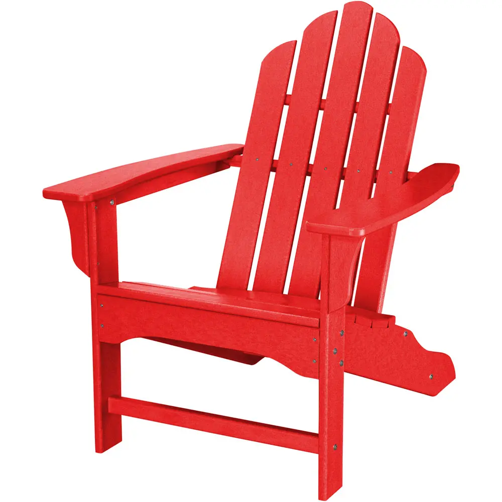 HVLNA10SR Red Outdoor Contoured Chair - Adirondack -1