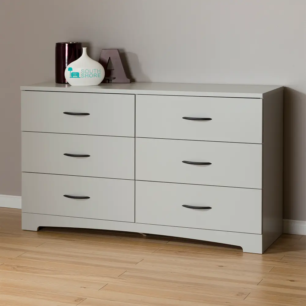 10105 Soft Gray Double Dresser - Step One -1