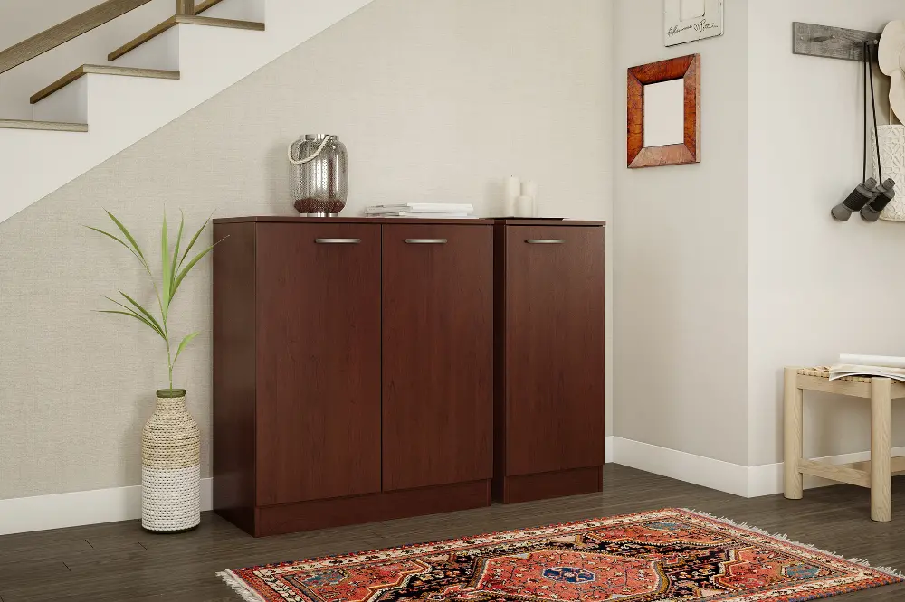 10185 Cherry Small Storage Cabinet - Axess -1