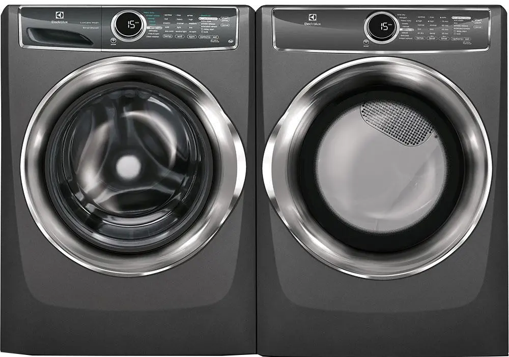 KIT Electrolux Front Load Electric Washer and Dryer Set - Titanium-1