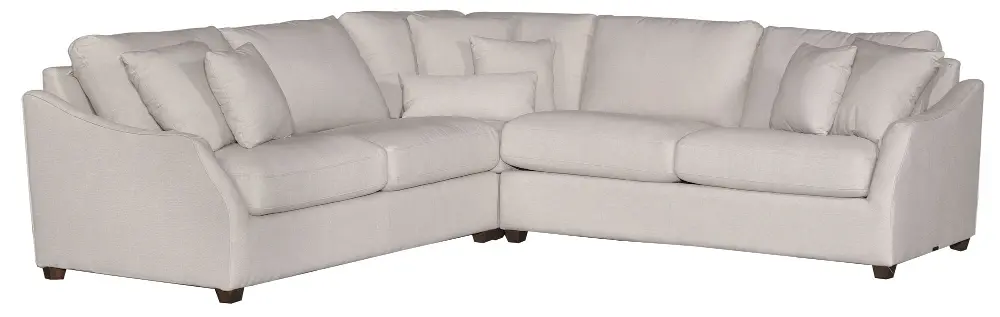 Magnolia Home Furniture Linen 3 Piece Sectional Sofa - Homestead-1