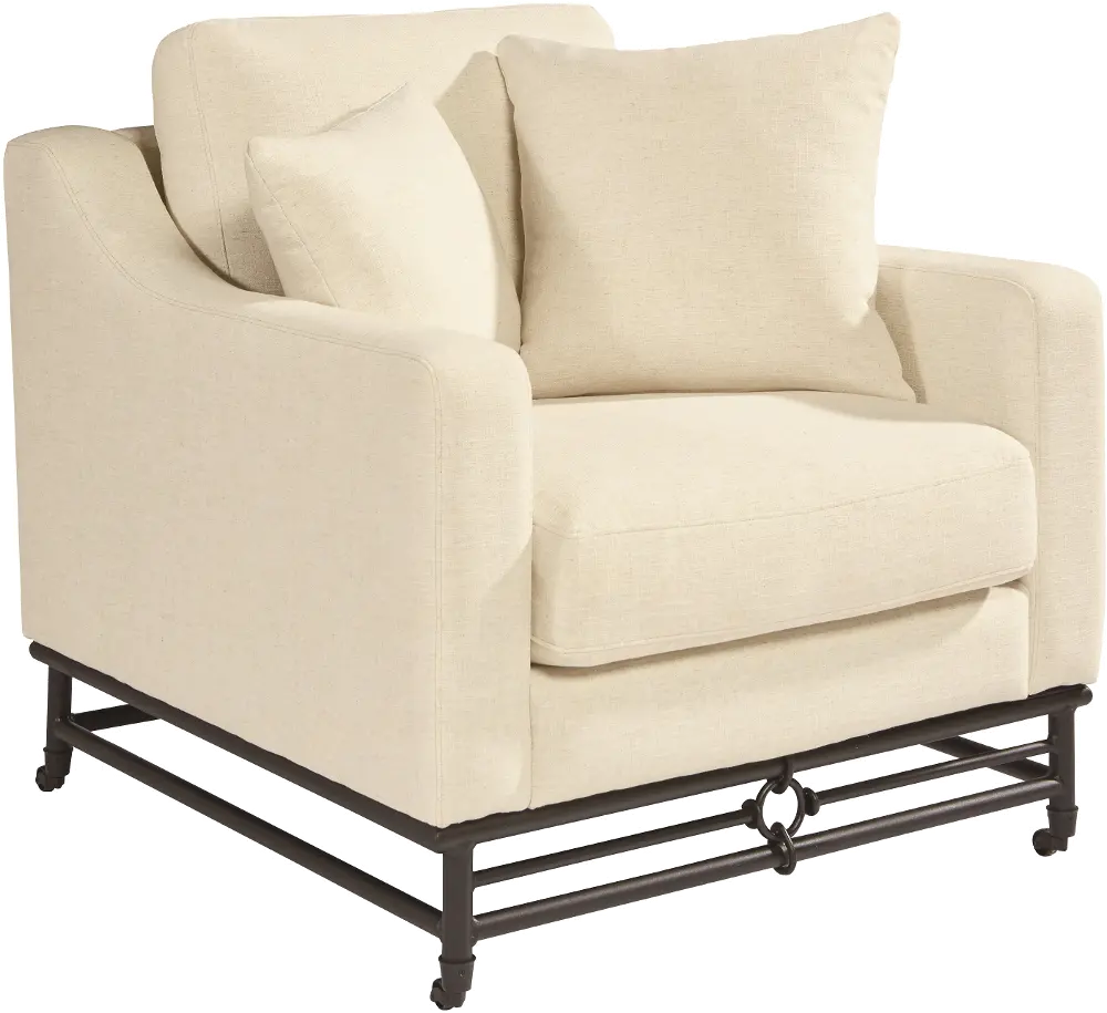 Magnolia Home Furniture Ivory Upholstered Chair - Ironworks-1