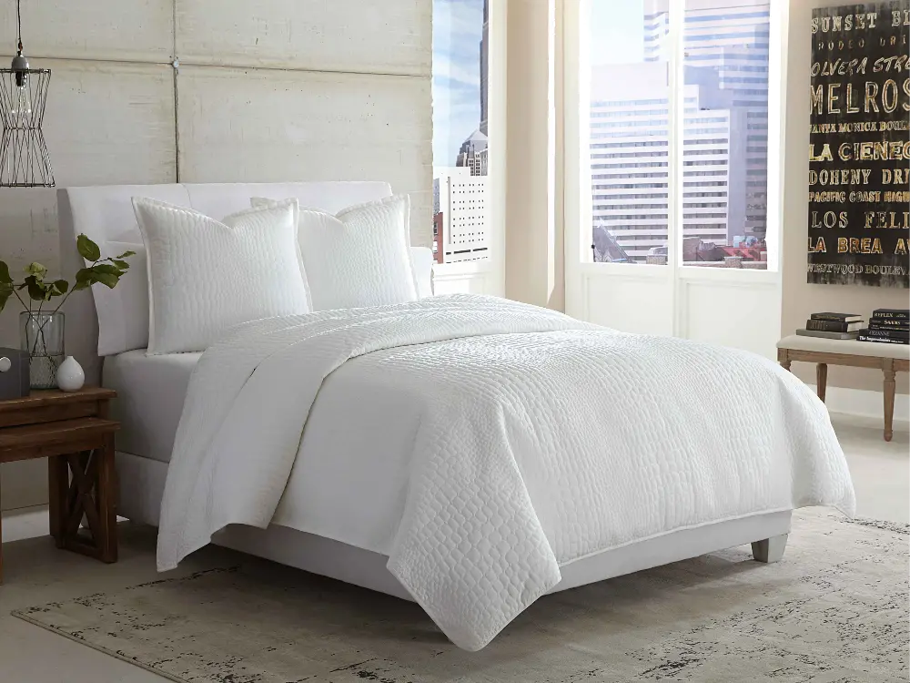 Ashworth King White Bedding Collection-1