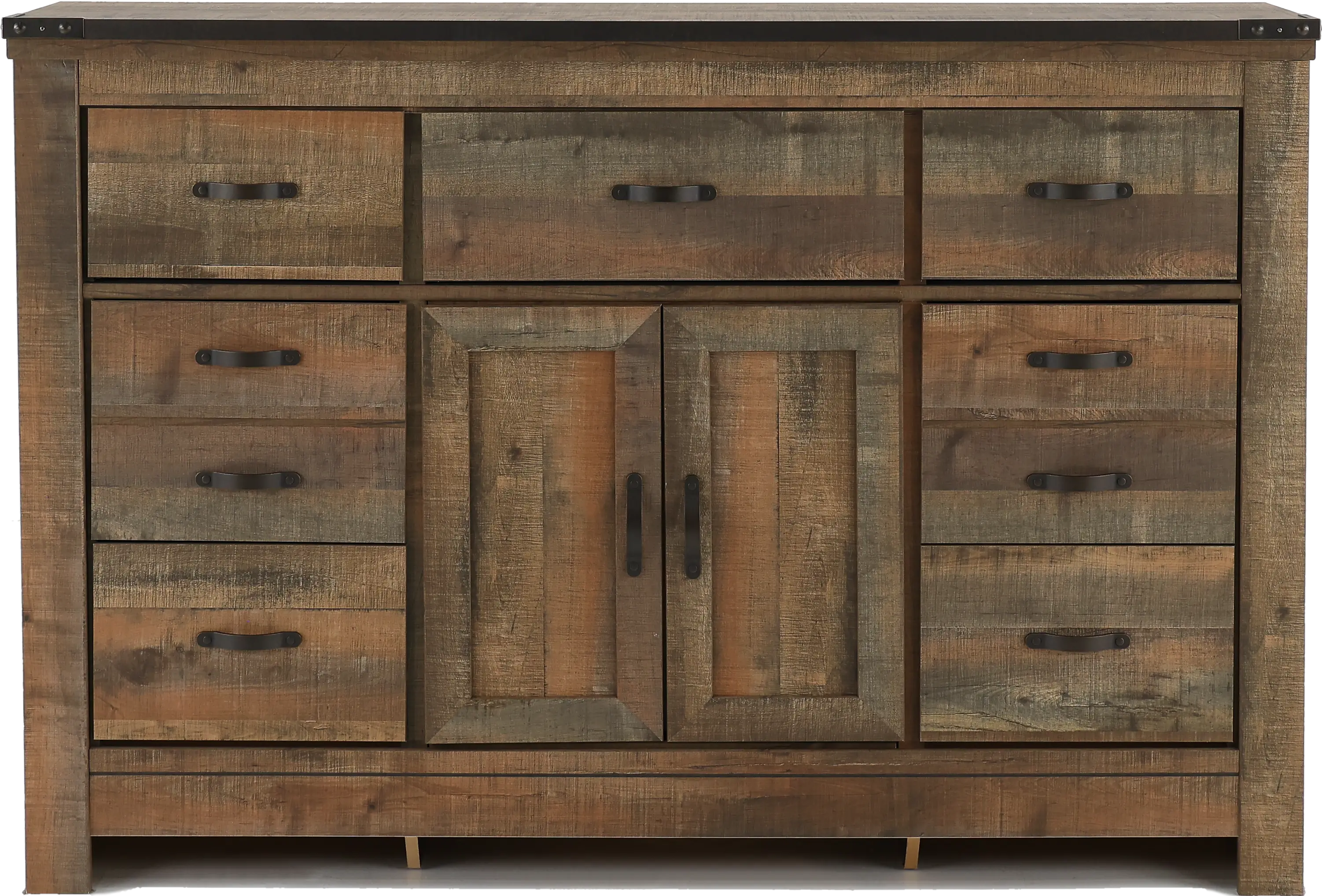 Trinell Rustic Oak Dresser