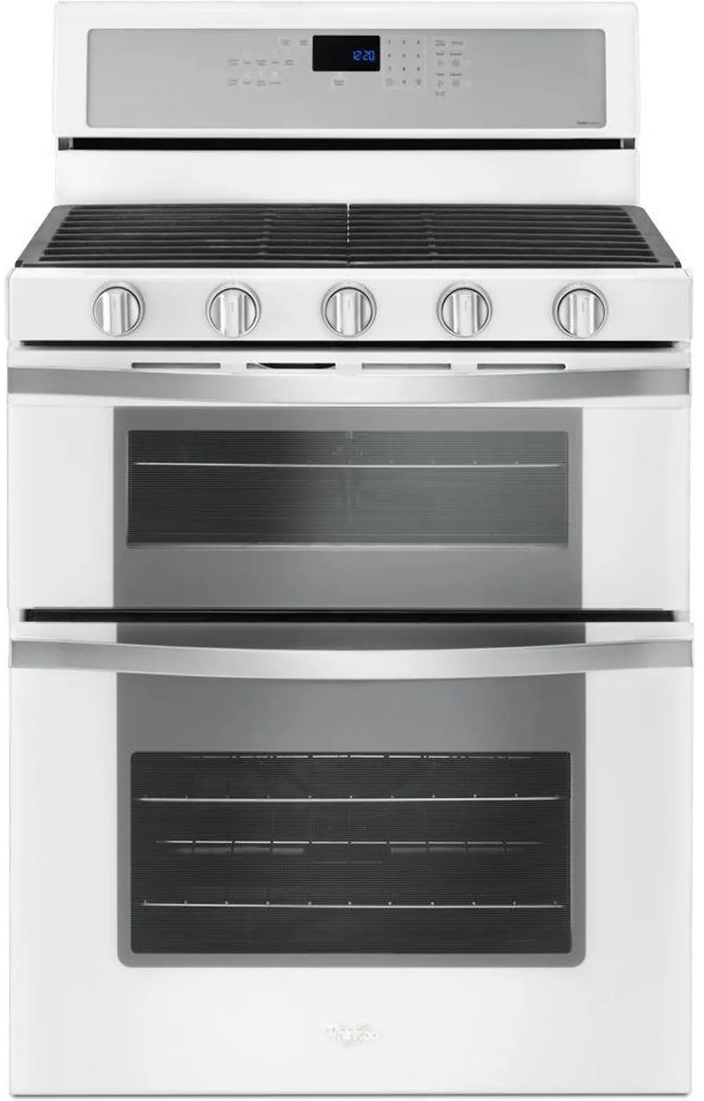 WGG745S0FH Whirlpool Double Oven Gas Range - 6.0 cu. ft. White-1