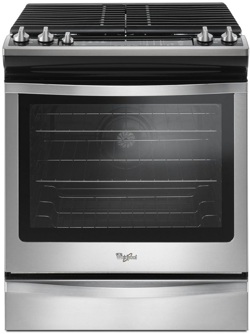 Whirlpool Gas Range 6 2 Cu Ft Stainless Steel Rc Willey Whirlpool Gas Range 6 2 Cu Ft