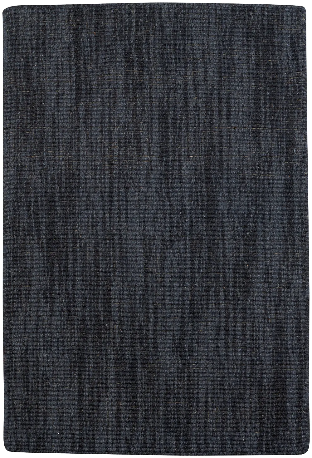 9532RSO58375 5 x 8 Medium Flat Weave Coal Gray Area Rug - Montauk ll-1