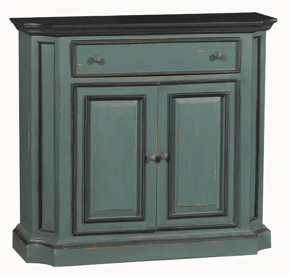 Dumere Blue Hand Painted Monarch Buffet Cabinet-1