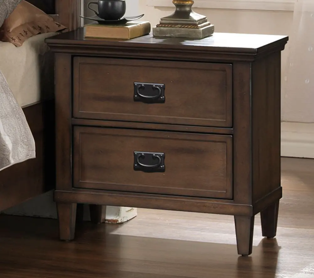 Brown Classic Nightstand - Park City-1